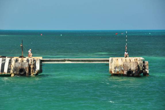 Vida tranquila em Isla Mujeres, no litoral sul do México, do lado do Caribe